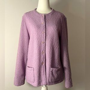 Early 70’s the Wilroy Traveler New York lavender cardigan